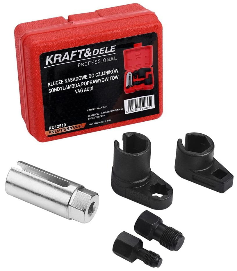SOCKET WRENCHES SOCKETS FOR LAMBDA SENSOR IMPROVING THREADS VAG AUDI KD12510