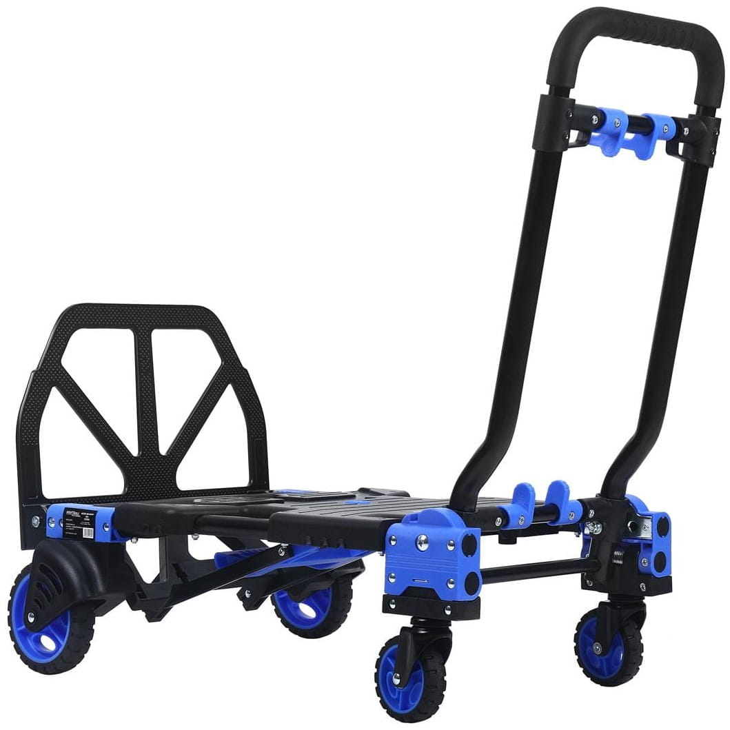 2-in-1 folding transport warehouse trolley 150kg KD3094