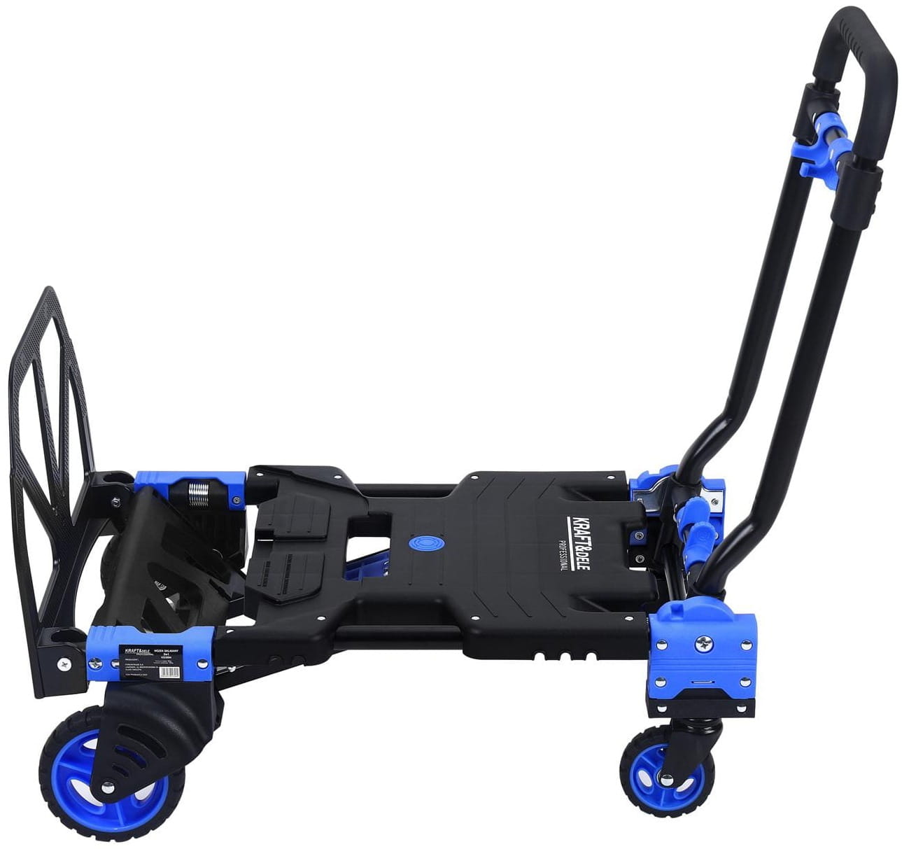2-in-1 folding transport warehouse trolley 150kg KD3094