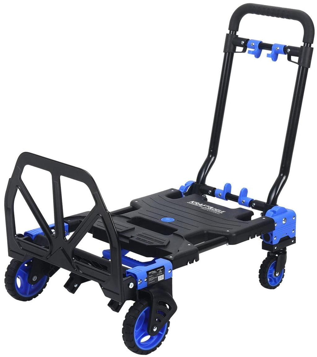 2-in-1 folding transport warehouse trolley 150kg KD3094