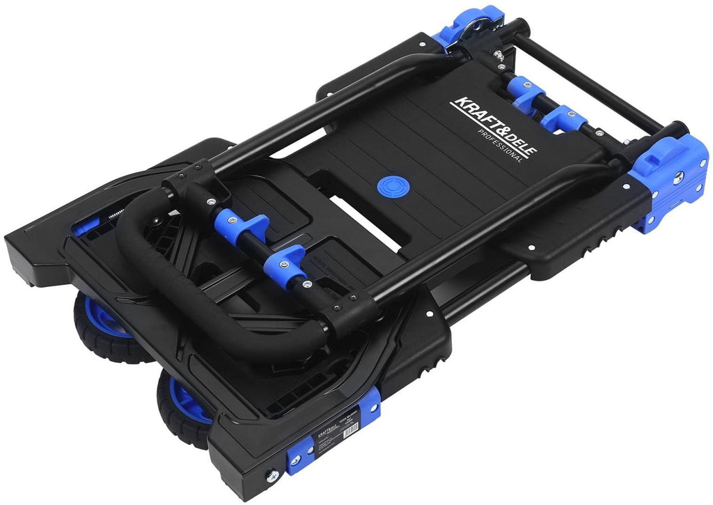 2-in-1 folding transport warehouse trolley 150kg KD3094