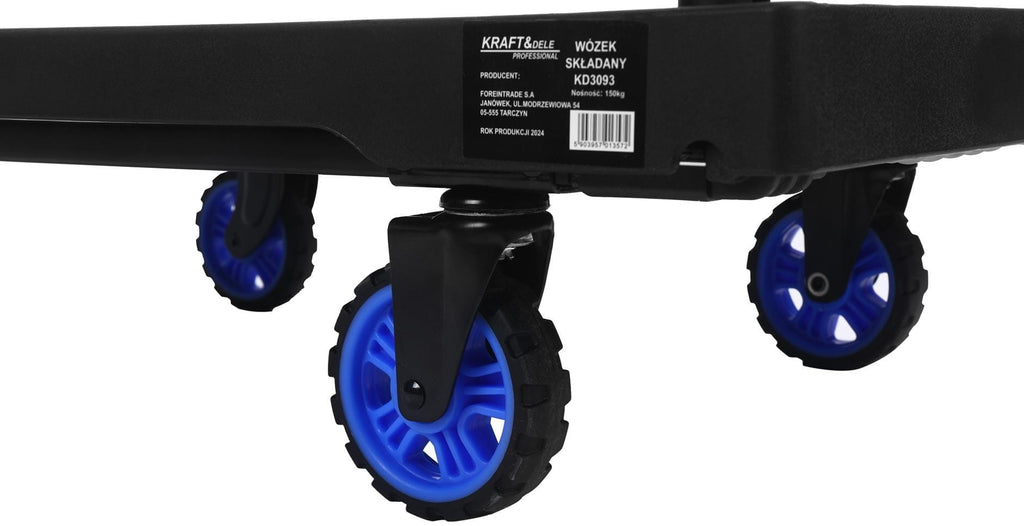 Folding platform transport warehouse trolley 150kg KD3093