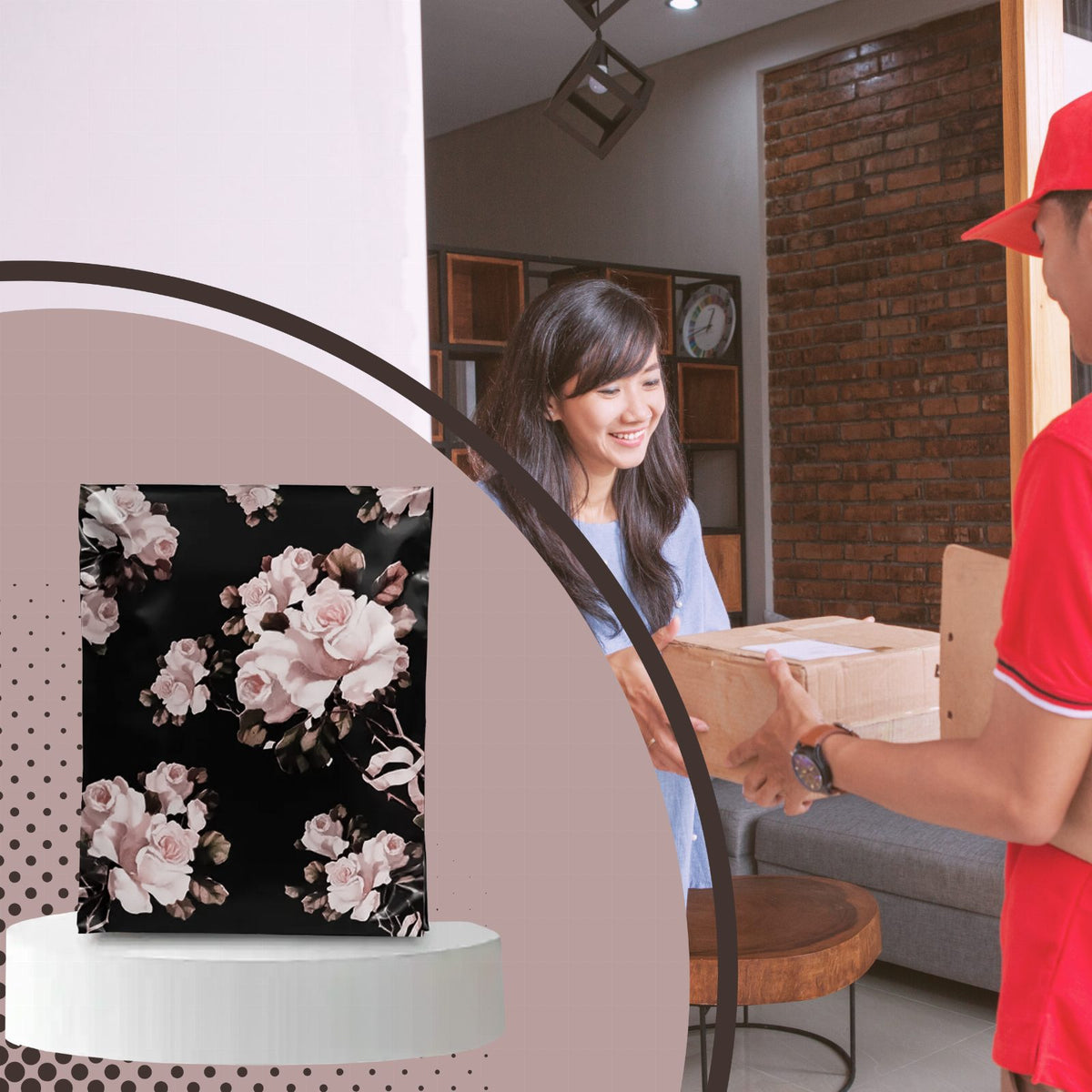 Strong White Courier Mailing Bags 255x370 50 pcs