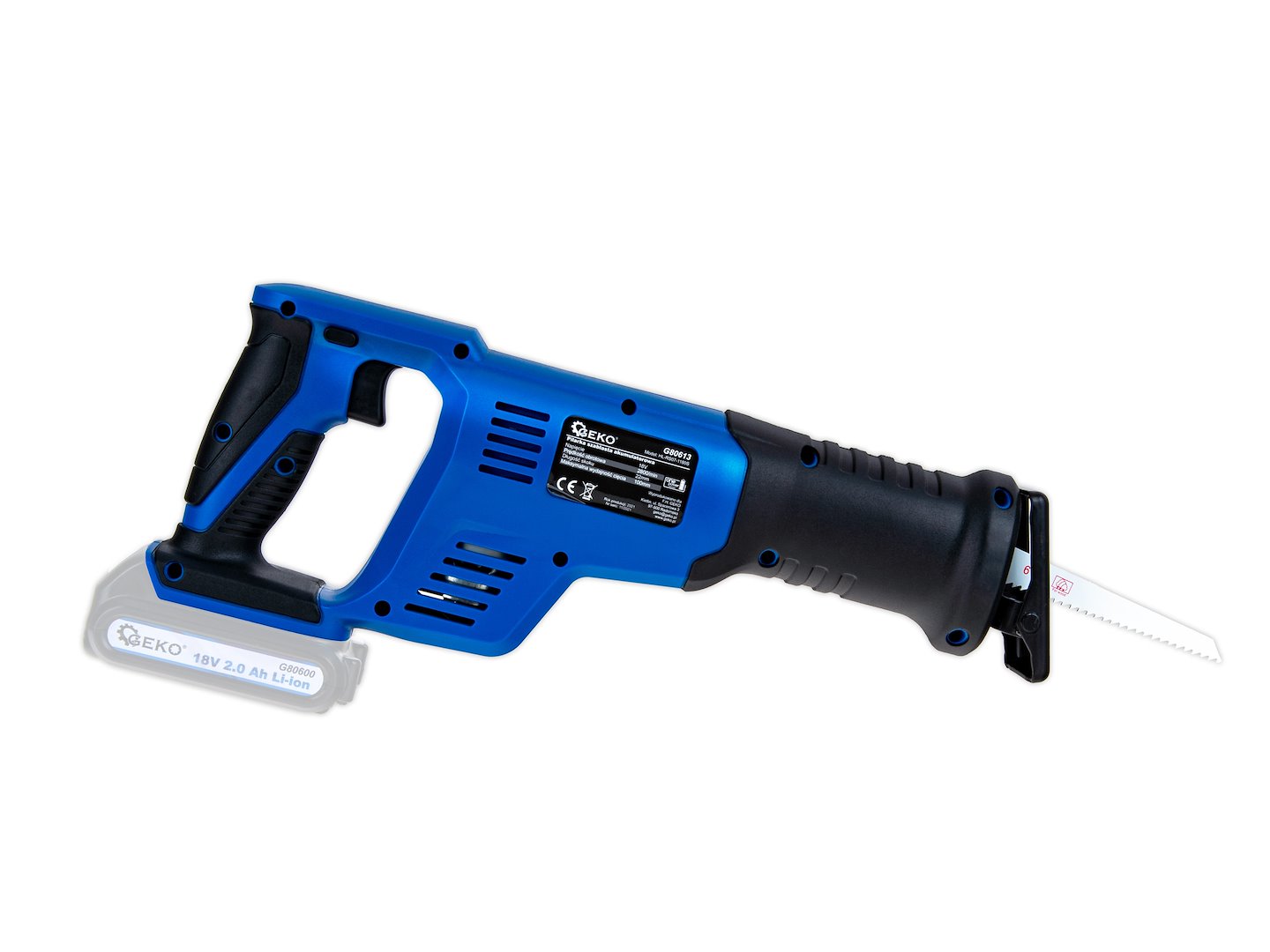 Cordless Reciprocating Saw, 18V Li-ion