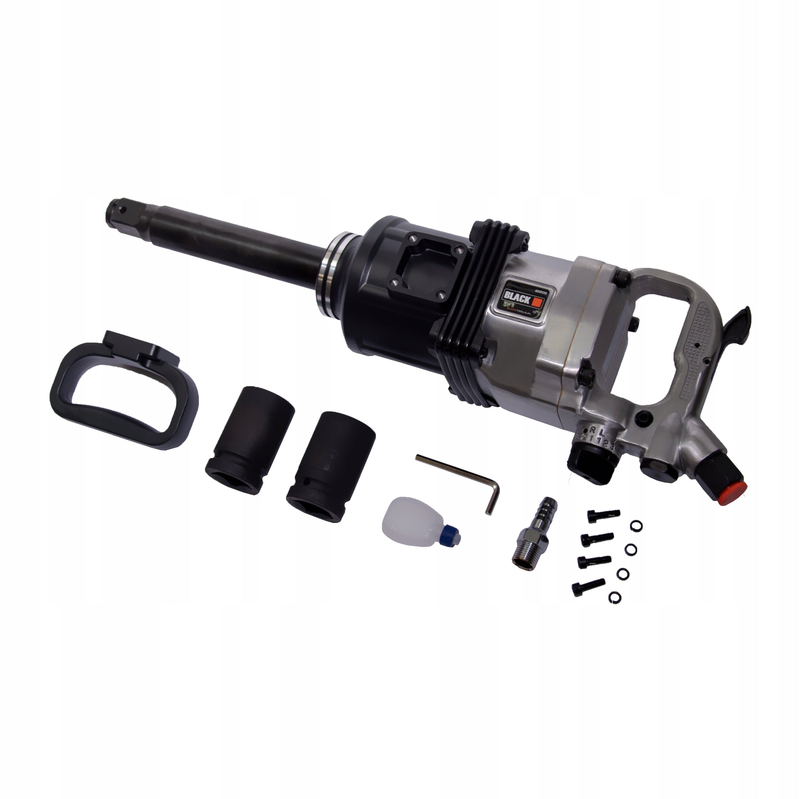 Löökõhukruvikeeraja 2 padruniga 4950Nm Black