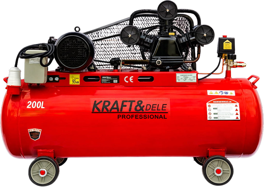 Oil Compressor 200L 3 Pistons 400V KD408