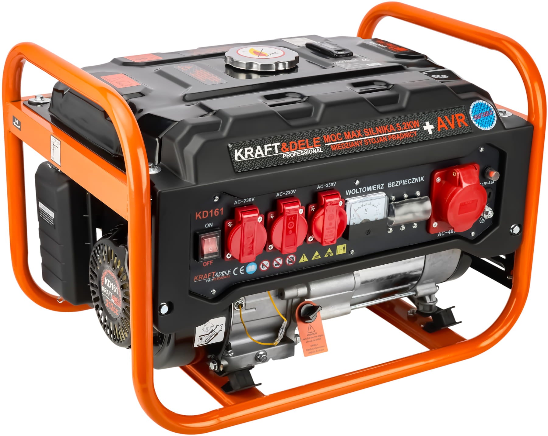 3500W Generator 12/230V/380V KD161