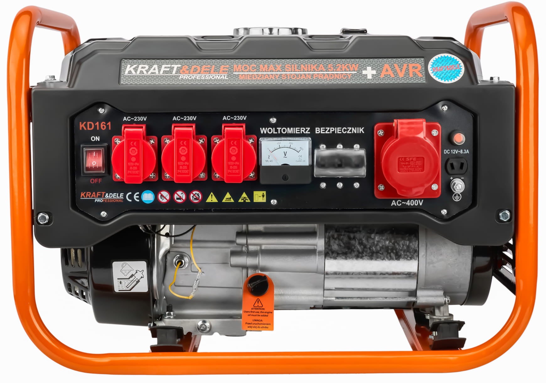 3500W Generator 12/230V/380V KD161