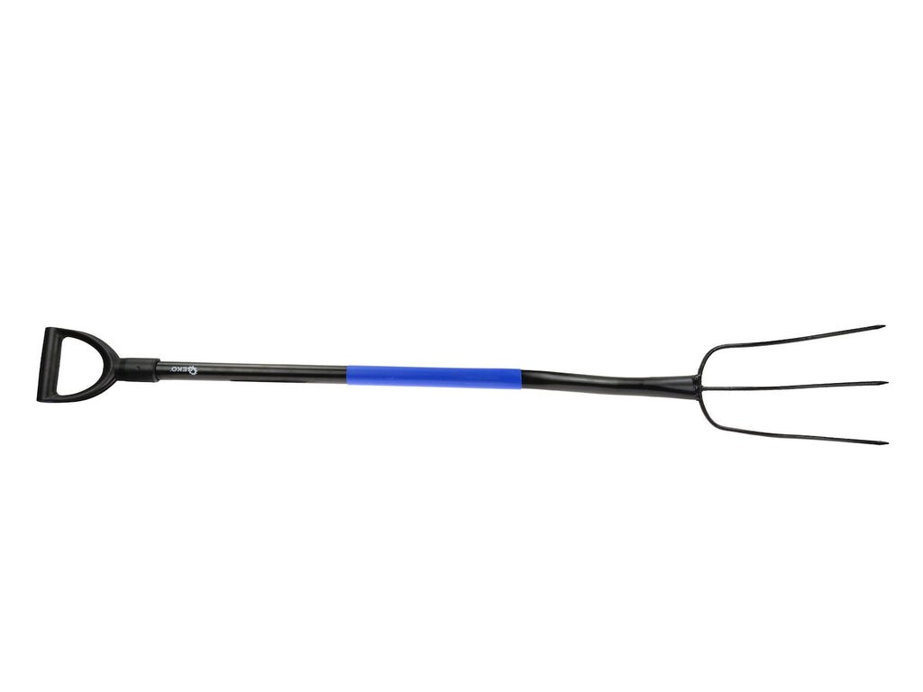 3-Tine Digging Fork with Steel D-Handle