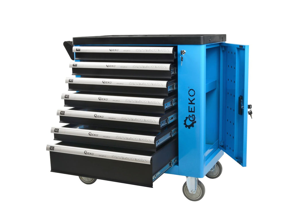 243 pcs Tool Cabinet, 7 drawers