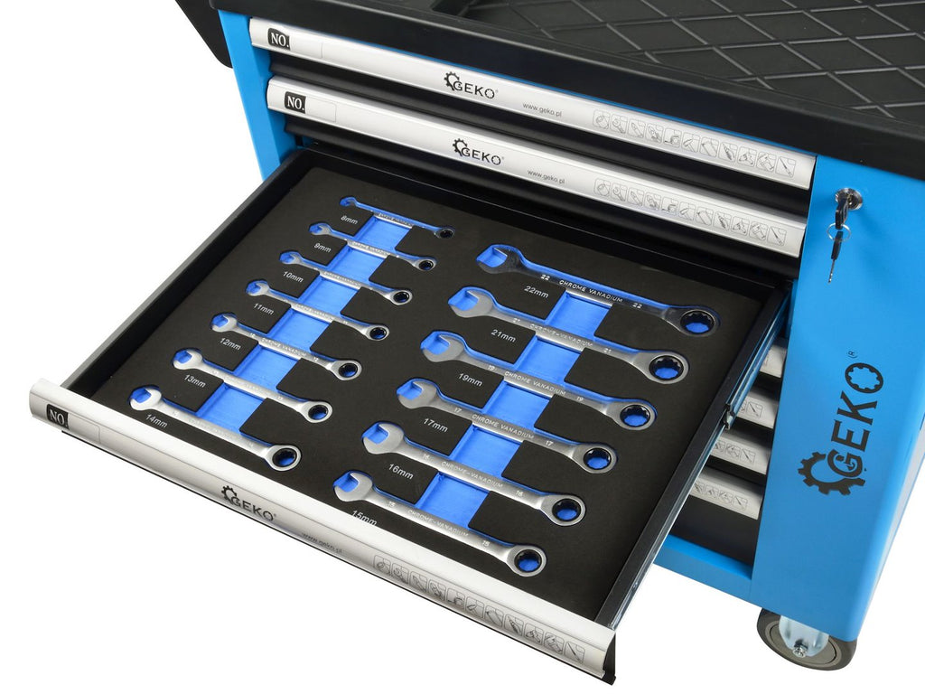 243 pcs Tool Cabinet, 7 drawers
