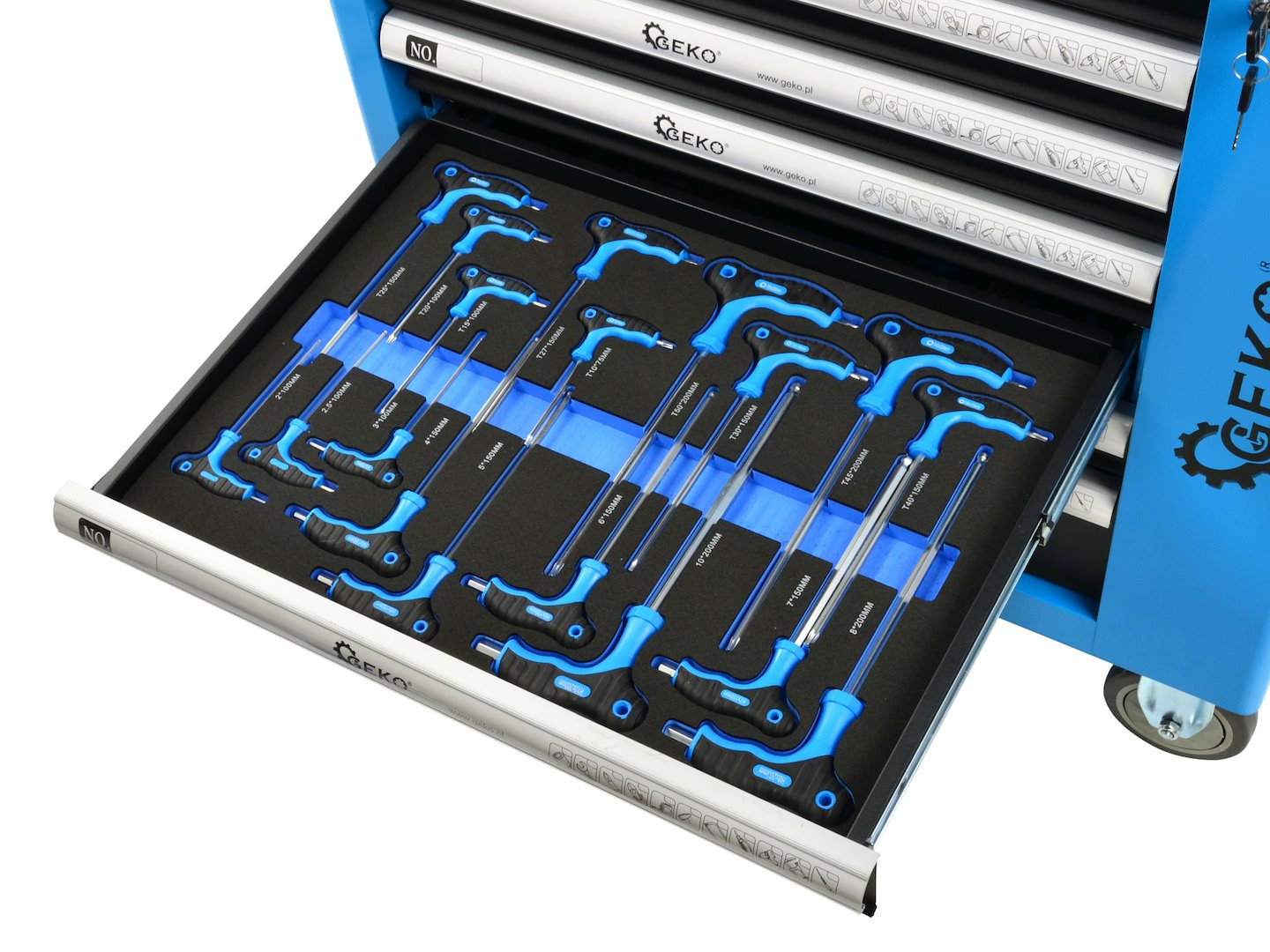 243 pcs Tool Cabinet, 7 drawers