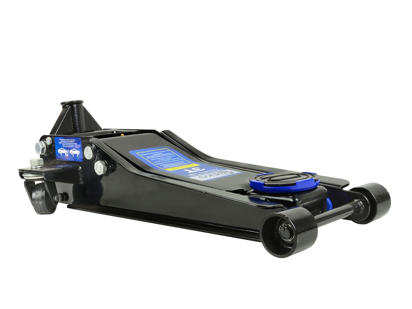 Low-Profile Dual-Pump Floor Jack 3T 75-500 mm GEKO Premium