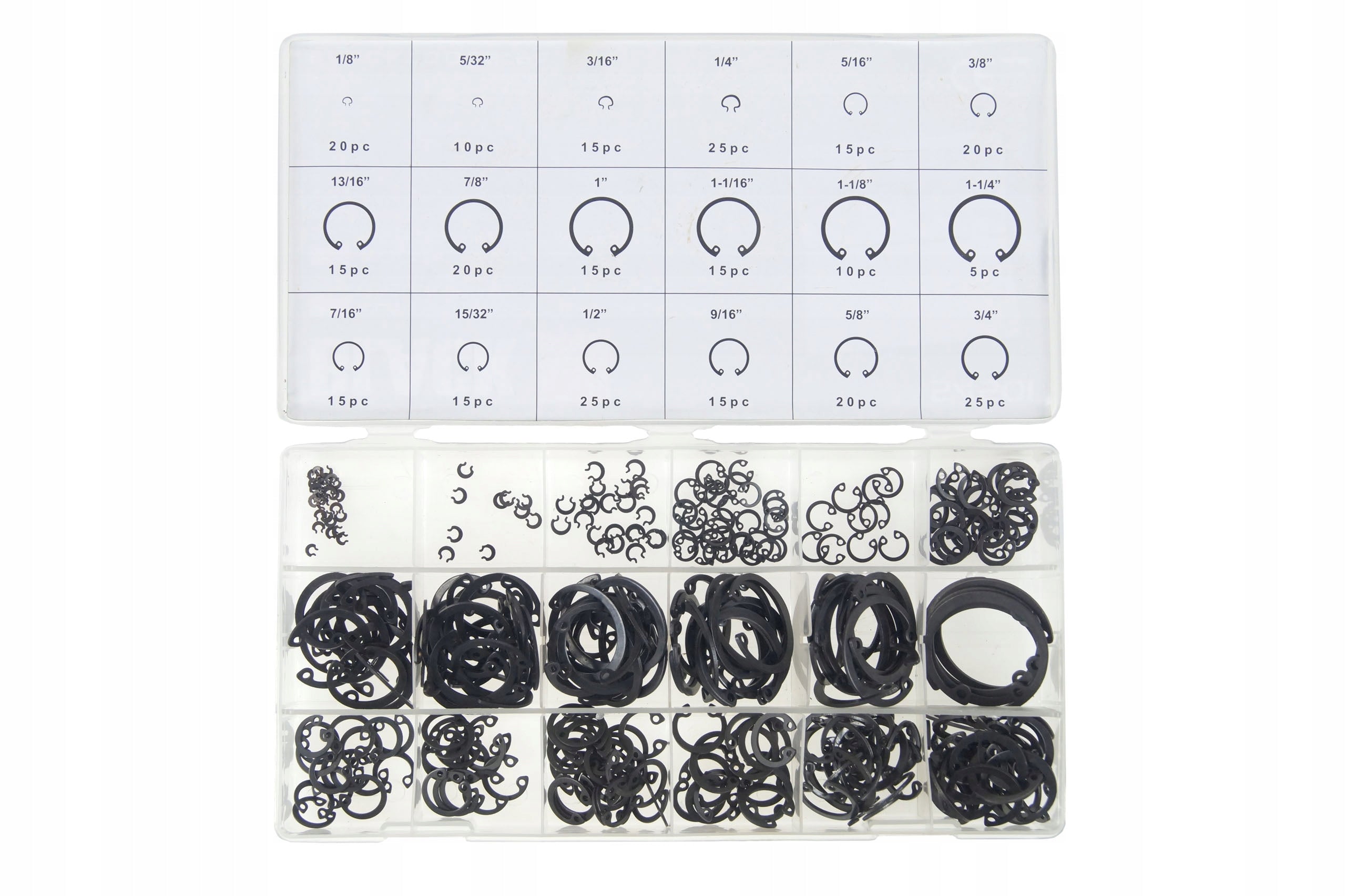 Set of External Segment Rings Segers Retaining Rings