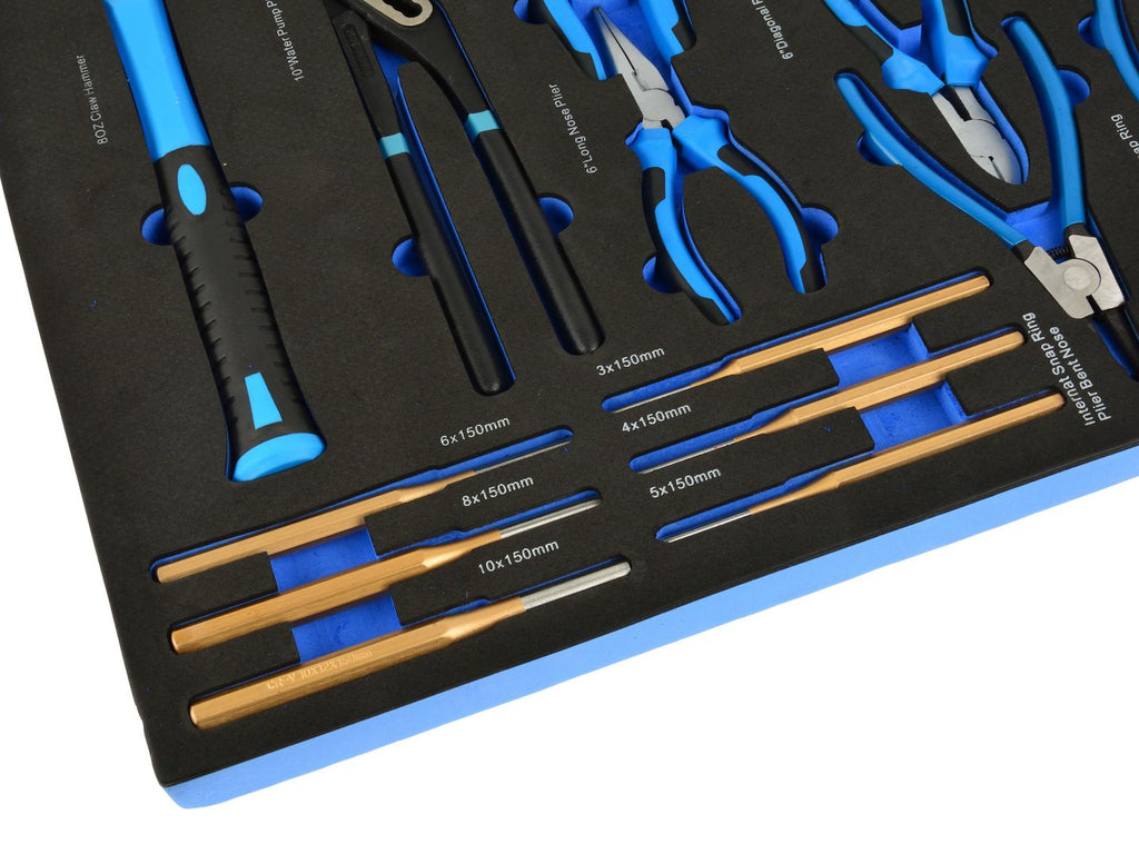 16-piece pliers and hammers set