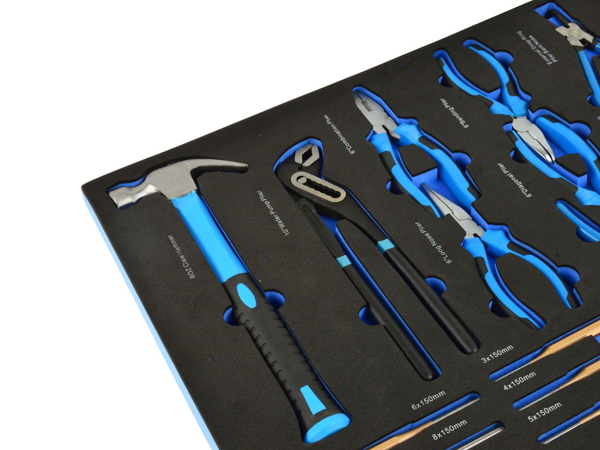 16-piece pliers and hammers set