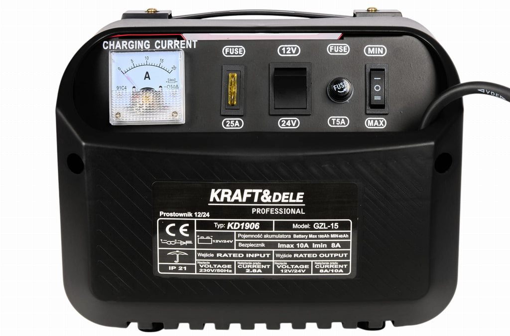 Car battery charger 12/24V 15A 150Ah KD1906