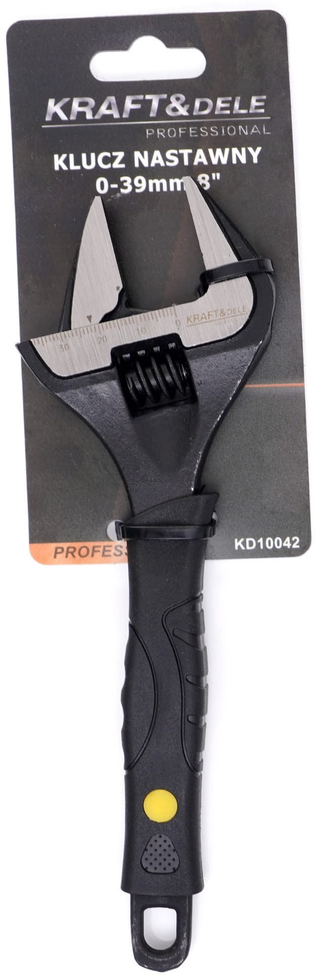 SWEDISH ADJUSTABLE WRENCH 8'' 0-39MM WIDE 200MM KD10042