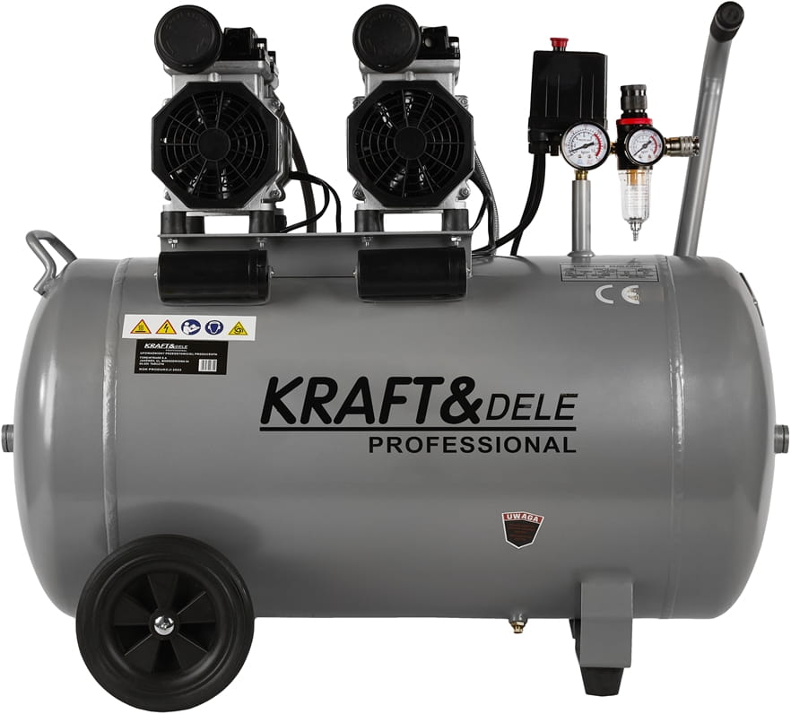 Oil-free compressor 100L / 2 x 1500W KD1398