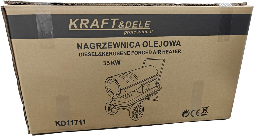 Oil heater 35kW + thermostat KD11711
