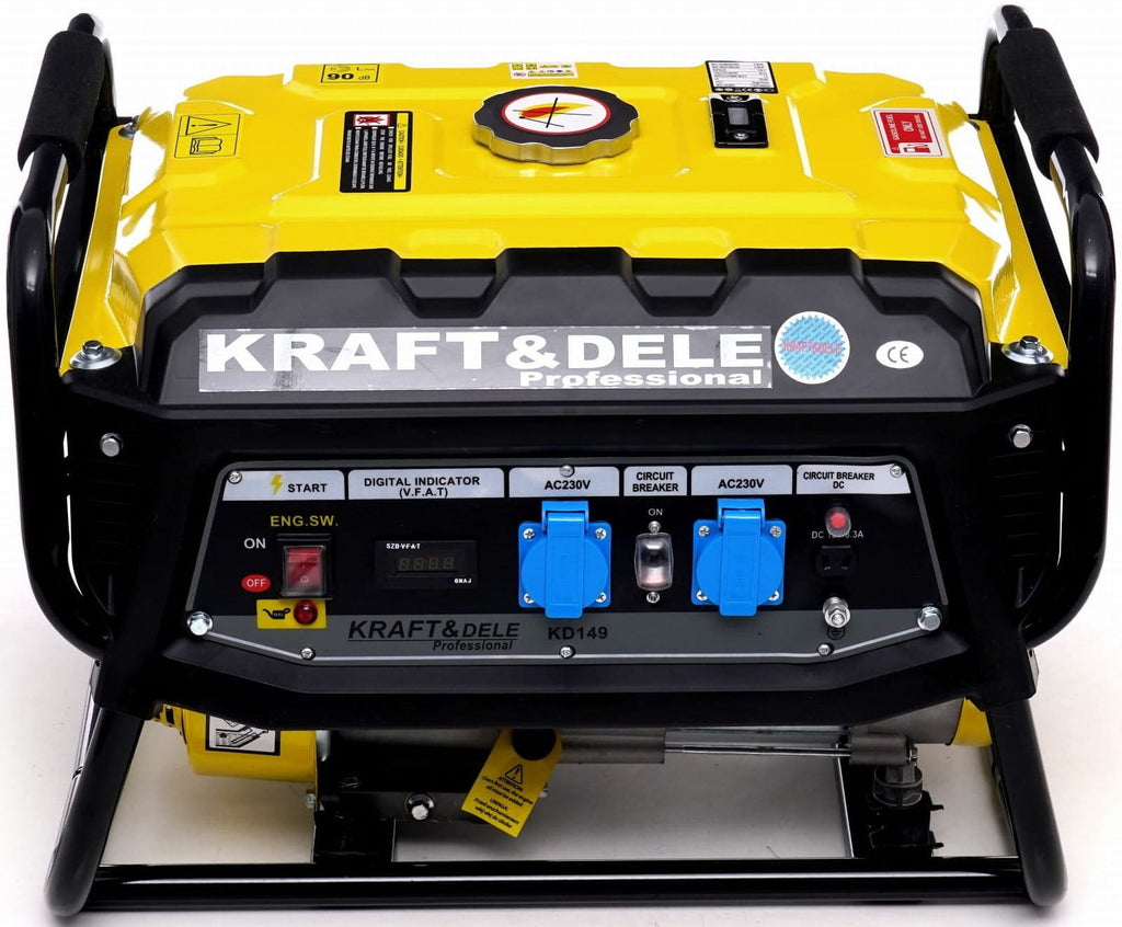 3500W Generator with LCD Voltmeter 12/230V KD149