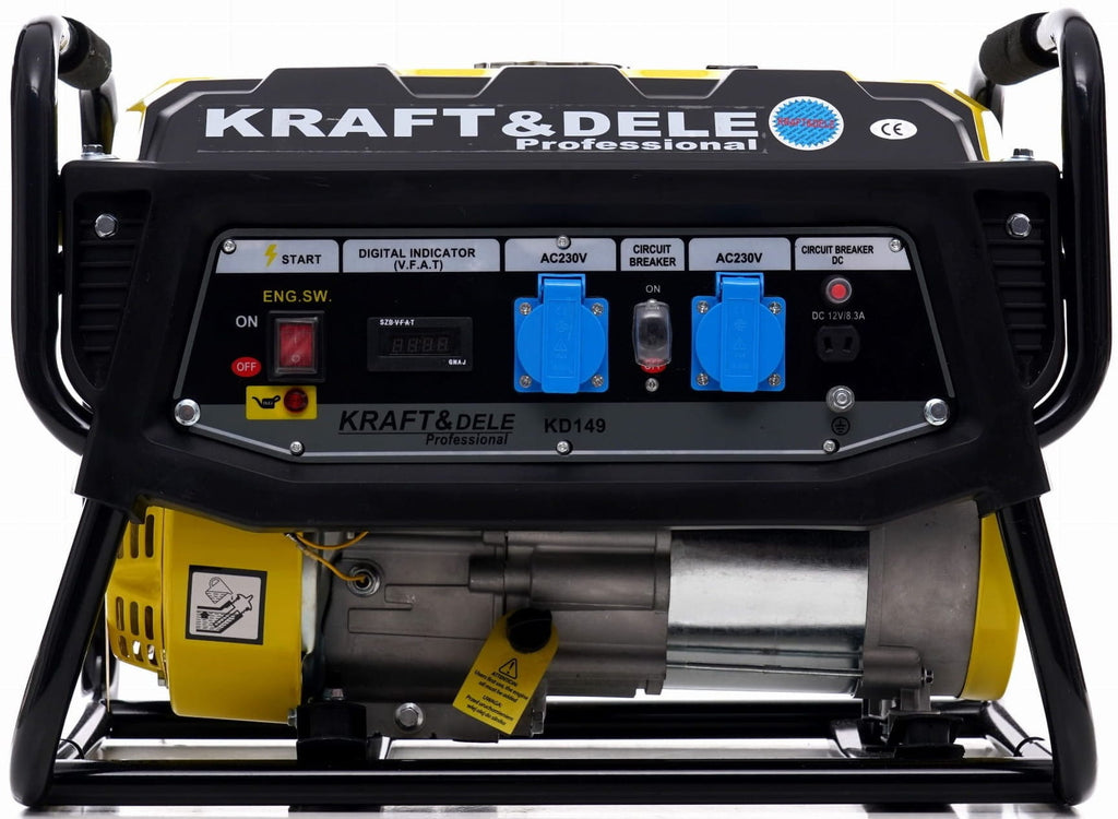 3500W Generator with LCD Voltmeter 12/230V KD149