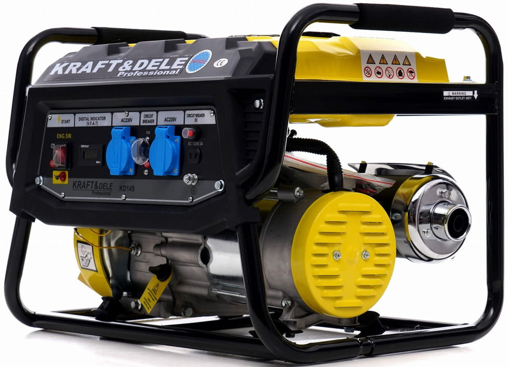 3500W Generator with LCD Voltmeter 12/230V KD149