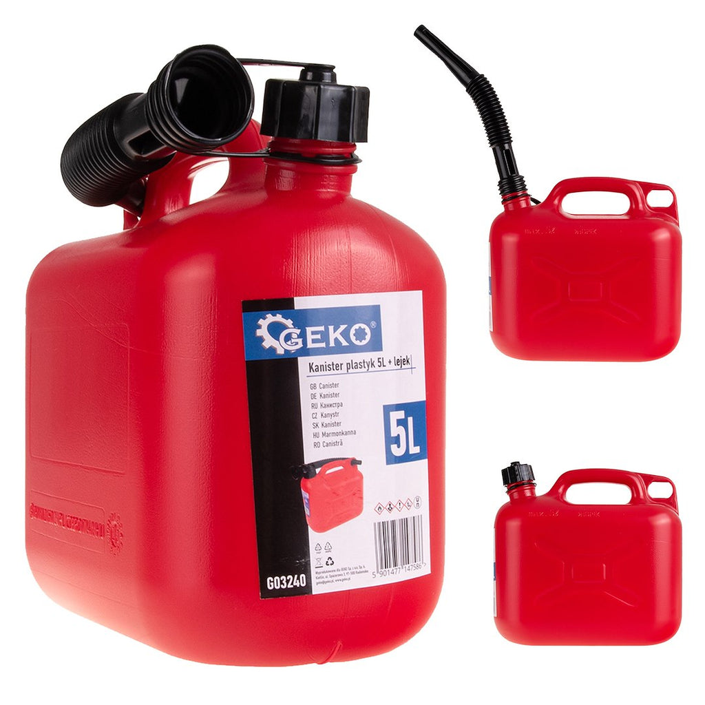 Plastic Petrol Can, 5L