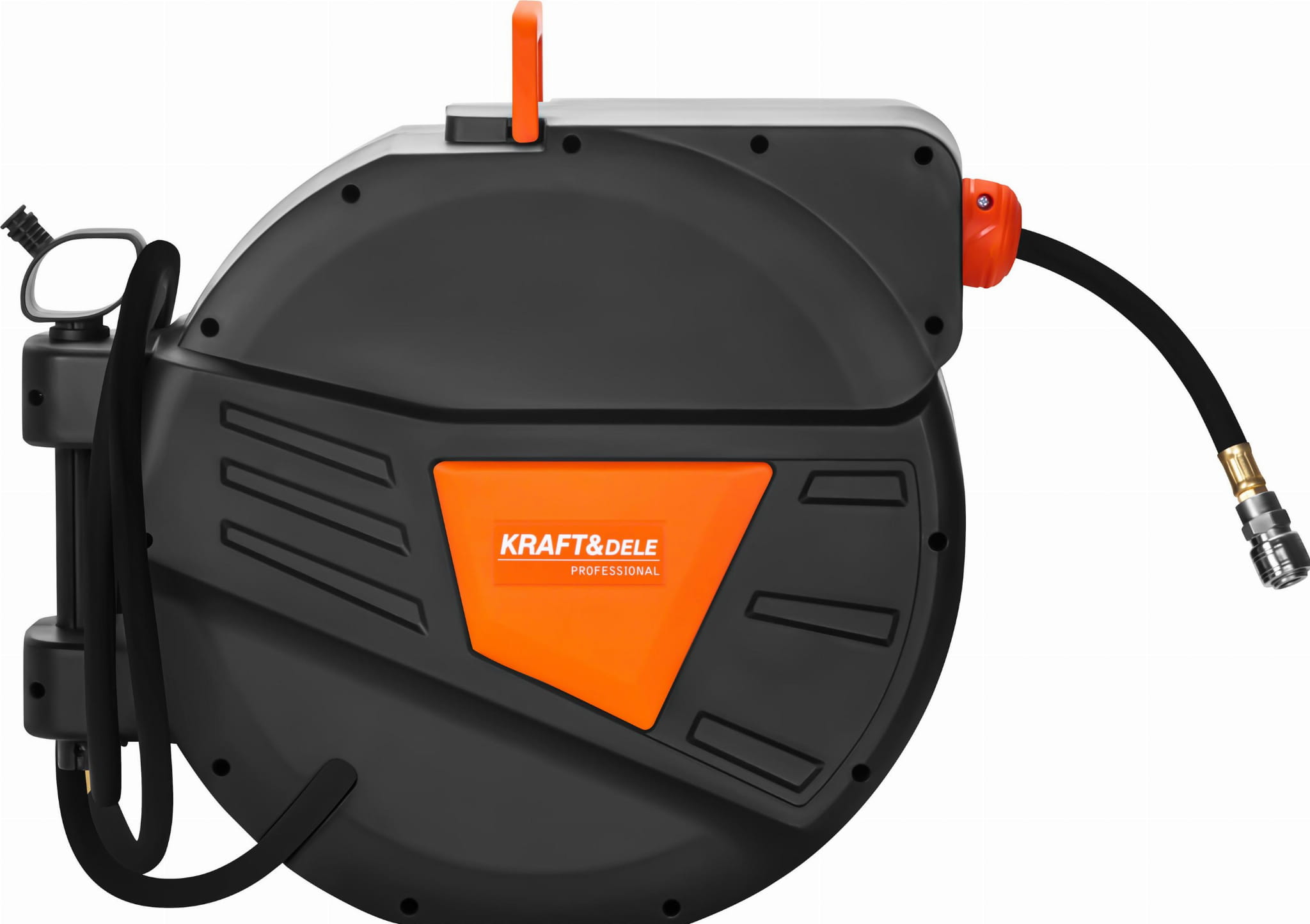 Retractable pneumatic hose 30m+2m 1/4" KD2160