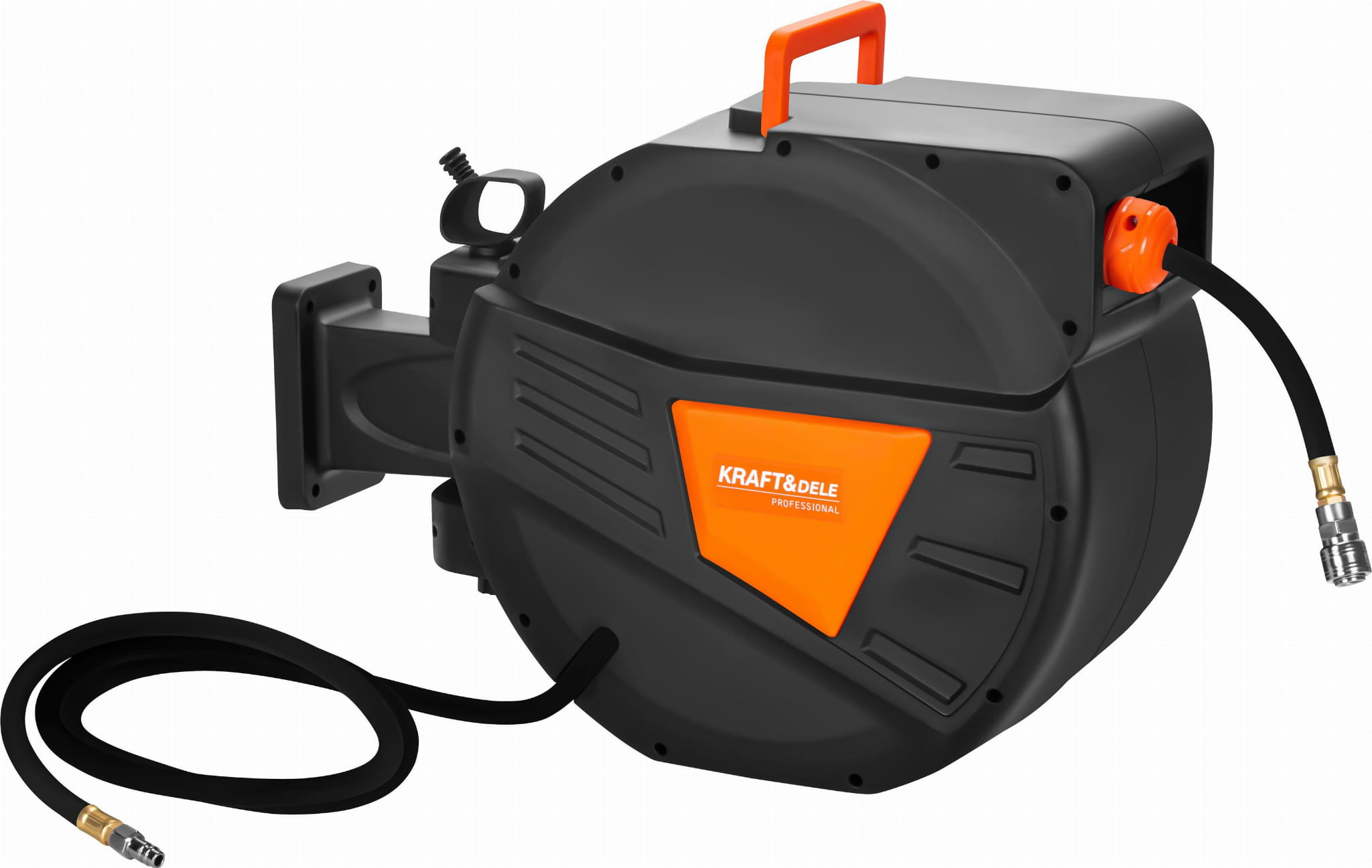 Retractable pneumatic hose 30m+2m 1/4" KD2160