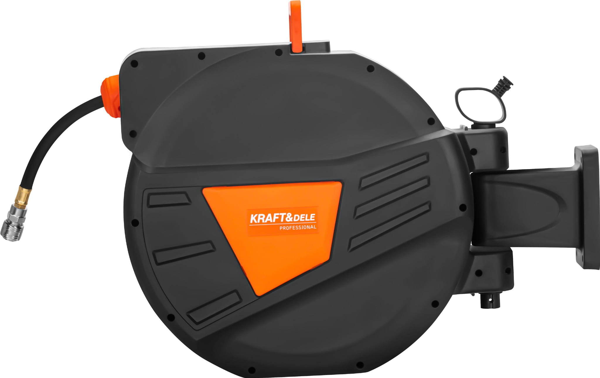 Retractable pneumatic hose 30m+2m 1/4" KD2160