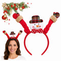 Christmas Headband with Movable Snowman Arms
