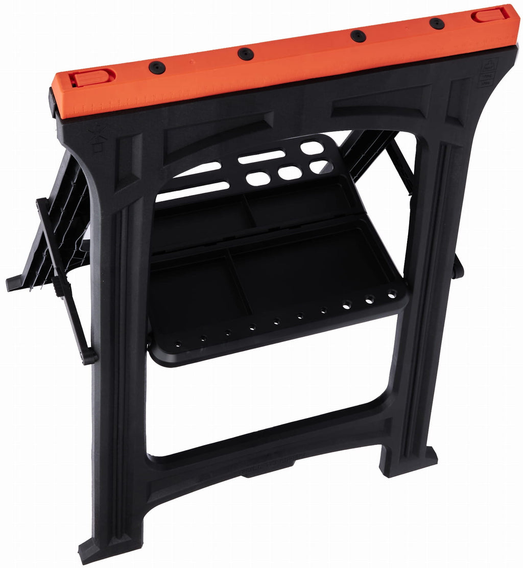 WORKSHOP SAWHORSE 2PCS + TOOL TRAY KD506