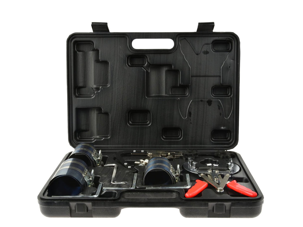 Piston Ring Compressor Tool Set with Ratchet Key 3", 3.5", 4"