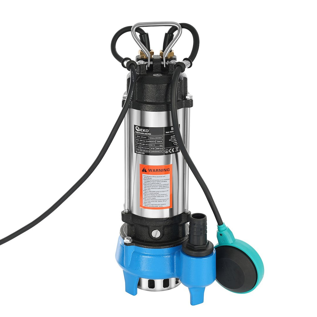 Sewage / Dirty Water Pump WQD3-7-0.25B with float switch GEKO PREMIUM