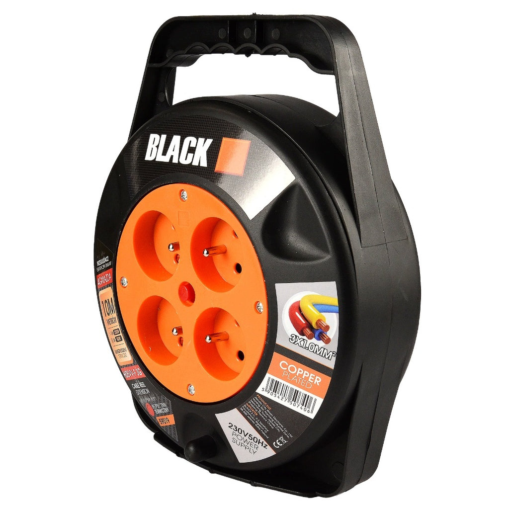 BLACK 59019 cable reel side view