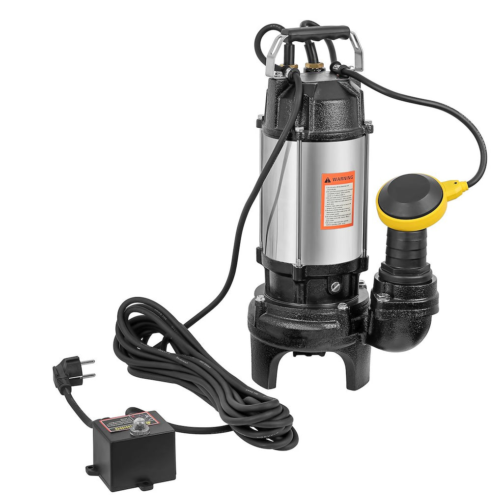 Sewage pump with knife and float switch 1.5 kW