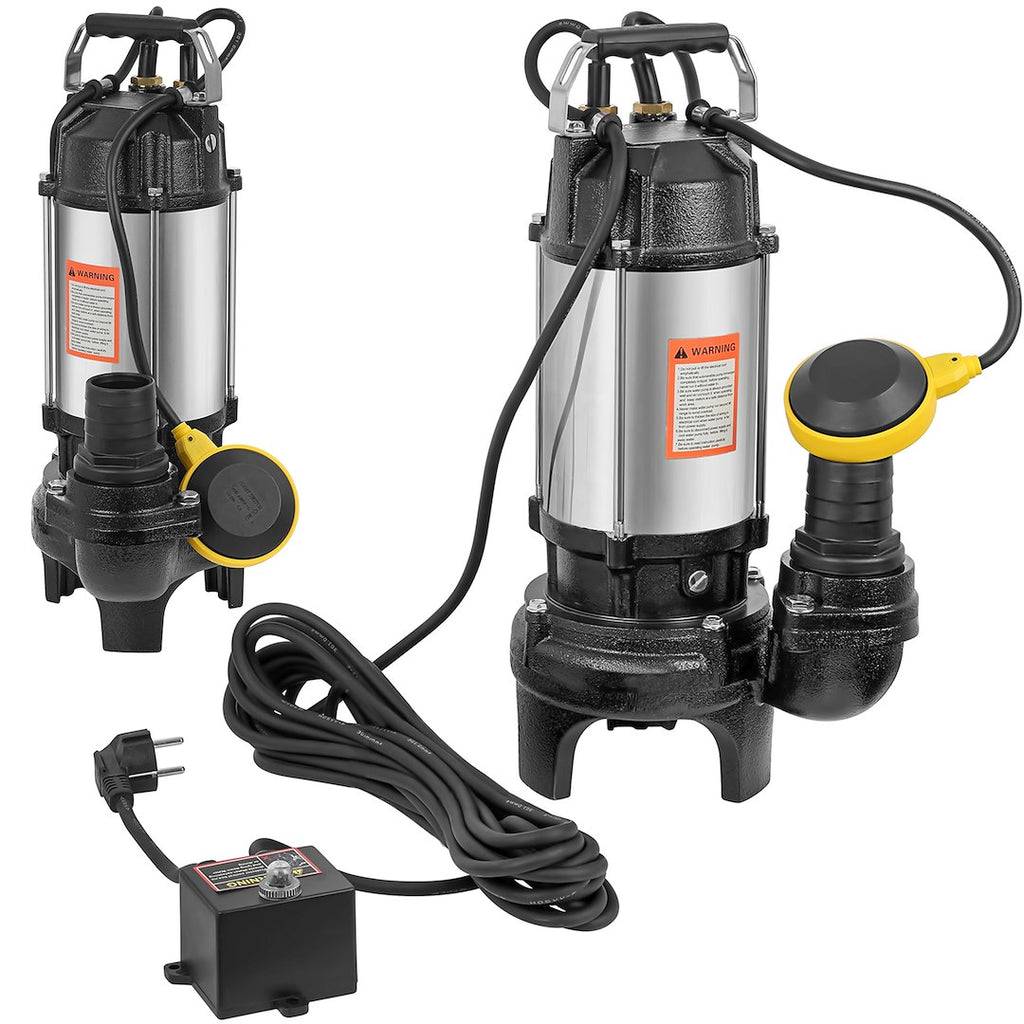Sewage pump with knife and float switch 1.5 kW