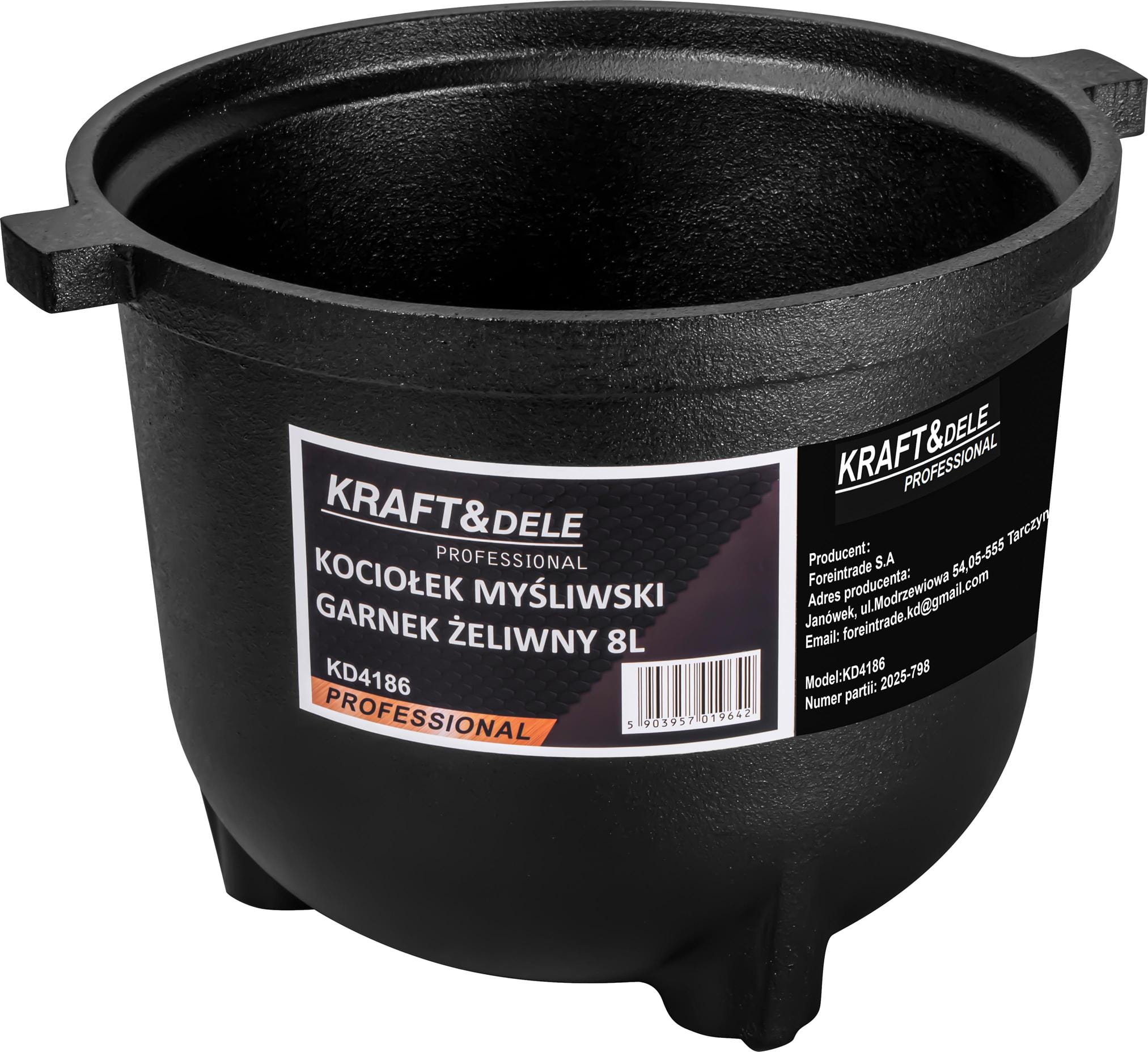 Hunter's pot / Cast iron pot 8L KD4186