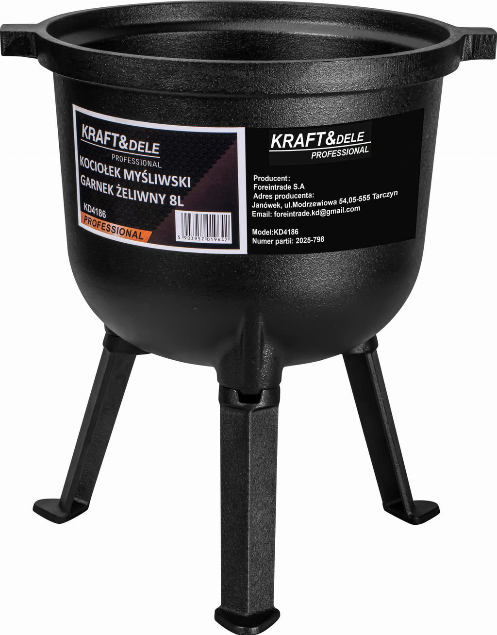 Hunter's pot / Cast iron pot 8L KD4186