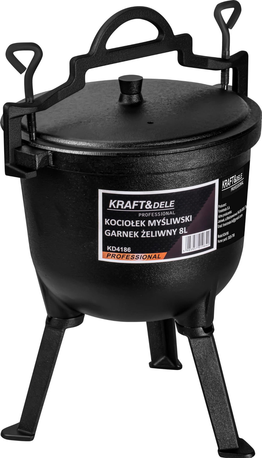 Hunter's pot / Cast iron pot 8L KD4186