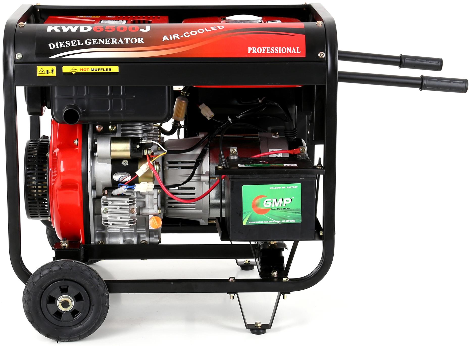Diesel Generator 6500W 12/230V KD122