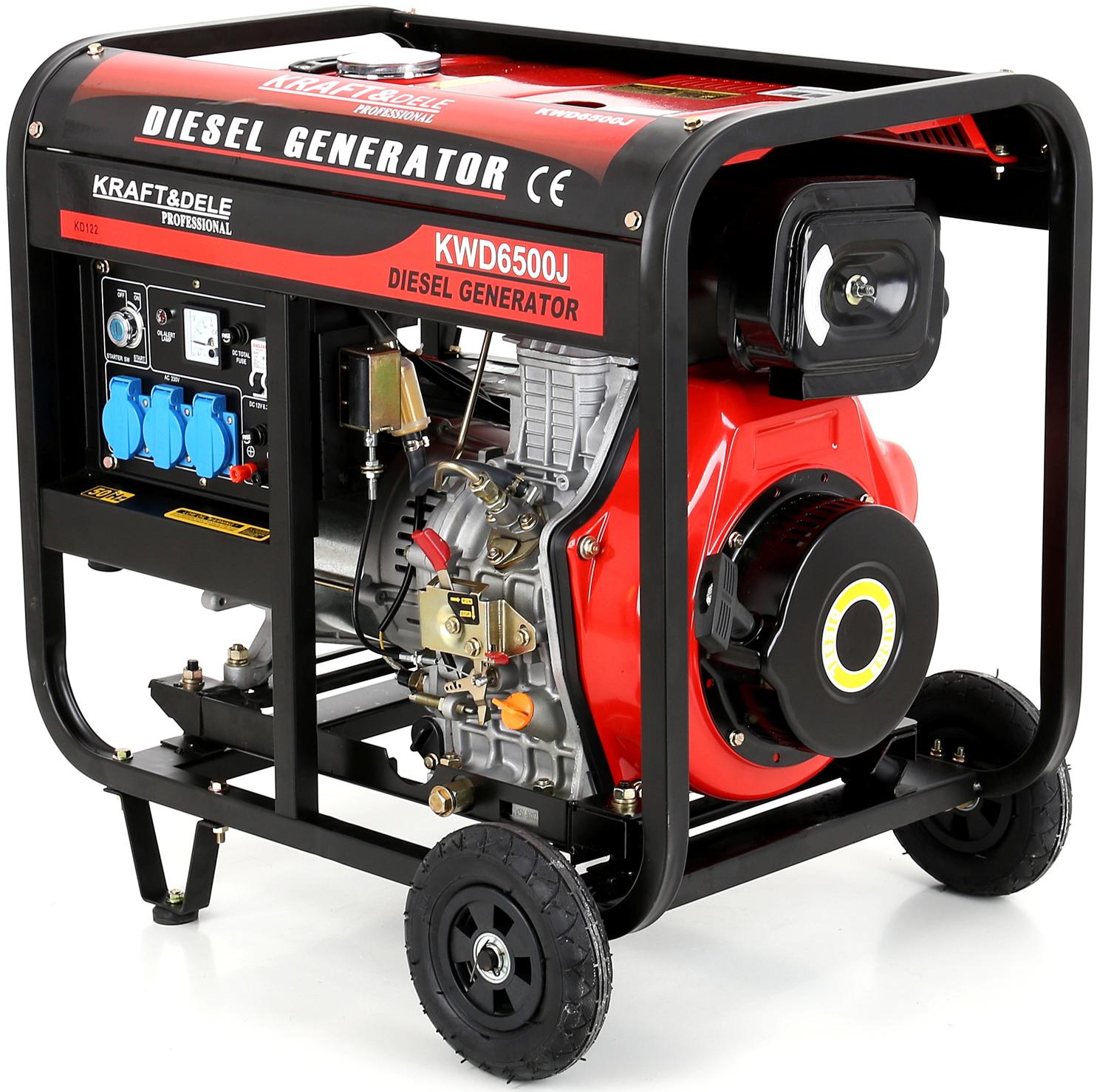 Diesel Generator 6500W 12/230V KD122