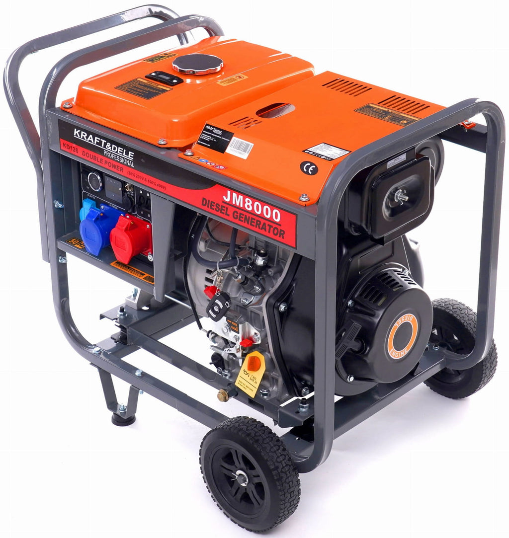 Diesel Generator 8KW 80% 230/380V KD126