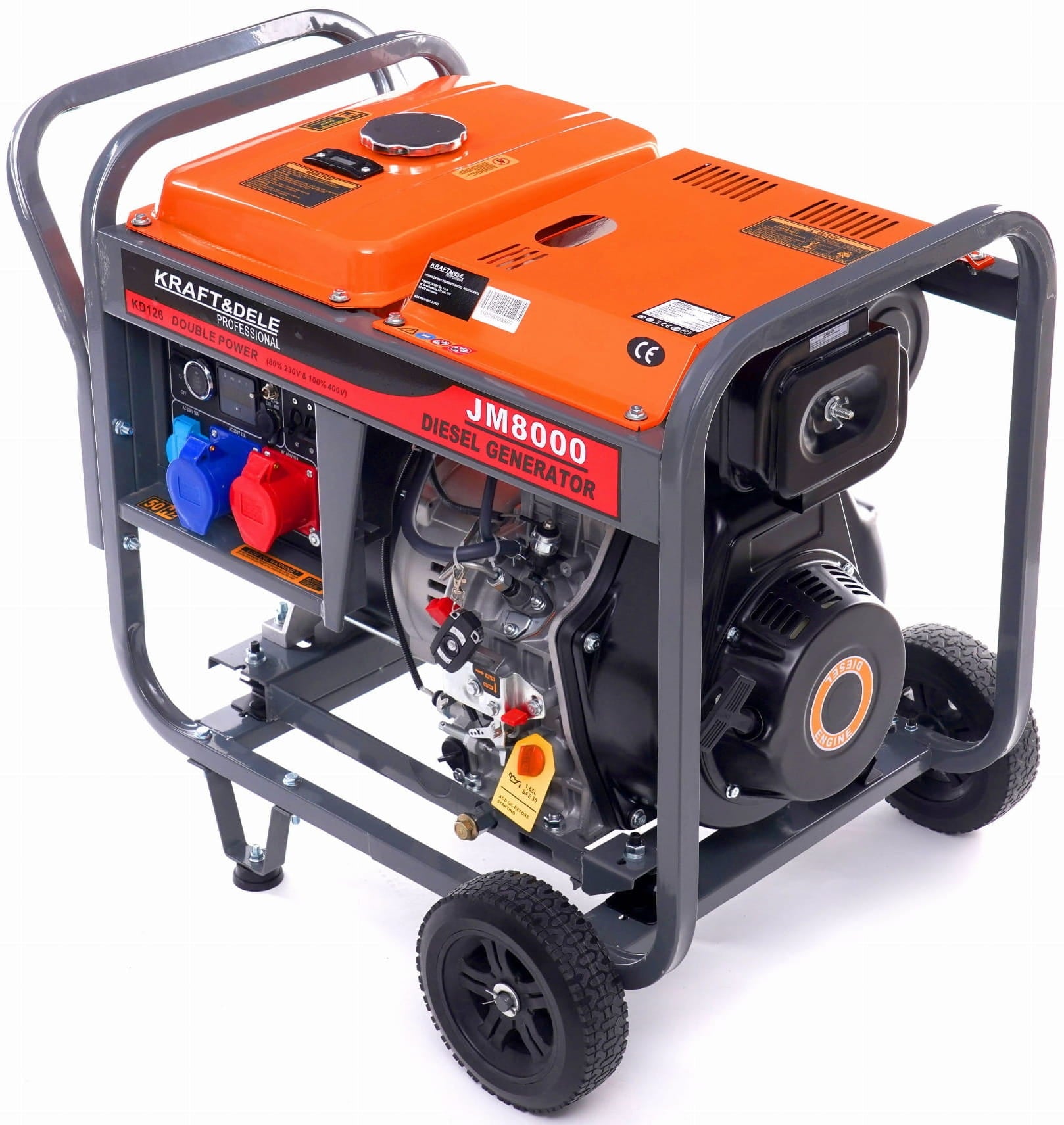 Diesel Generator 8KW 80% 230/380V KD126