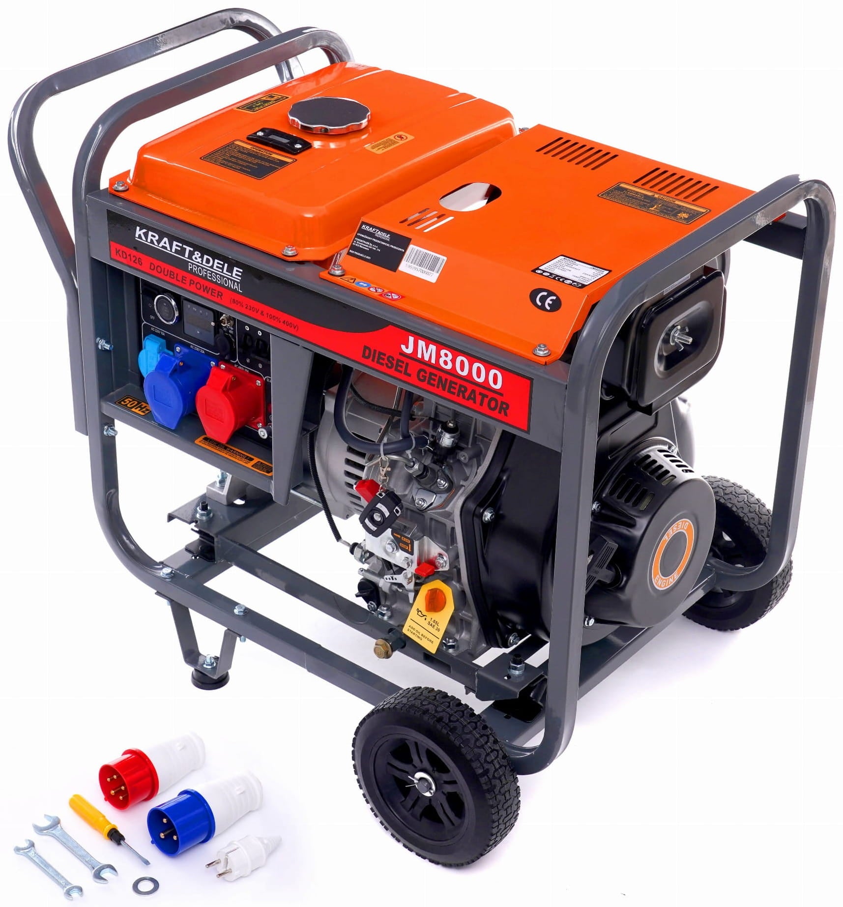 Diesel Generator 8KW 80% 230/380V KD126