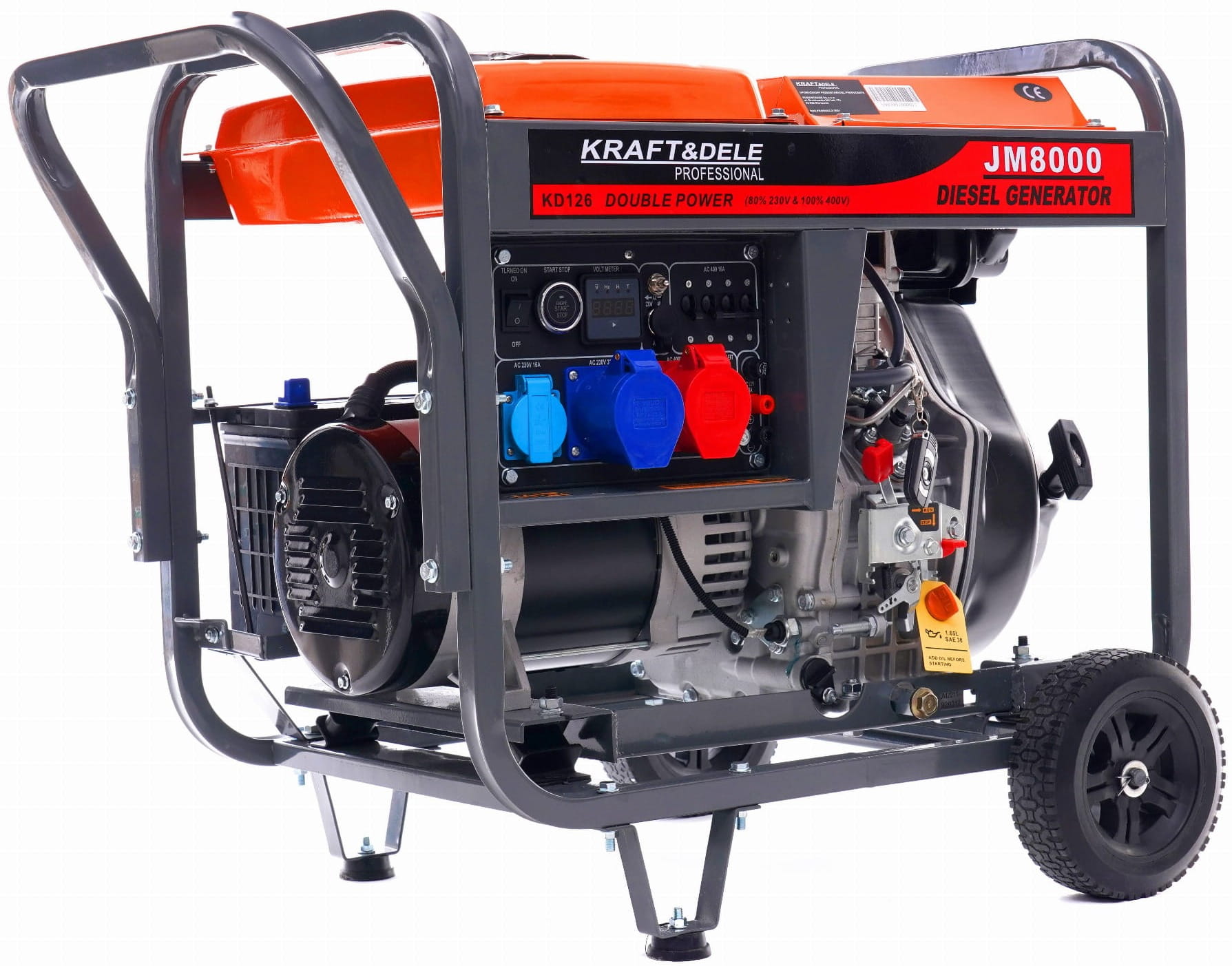 Diesel Generator 8KW 80% 230/380V KD126