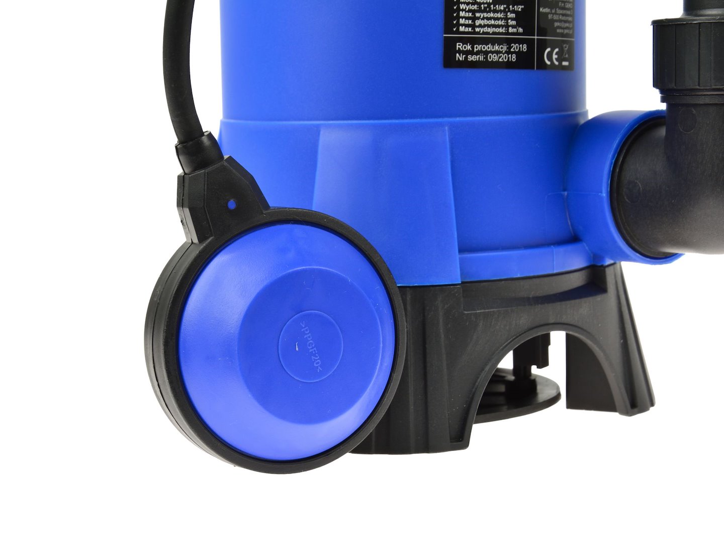 Plastic submersible dirty water pump with float switch 400W Type 2