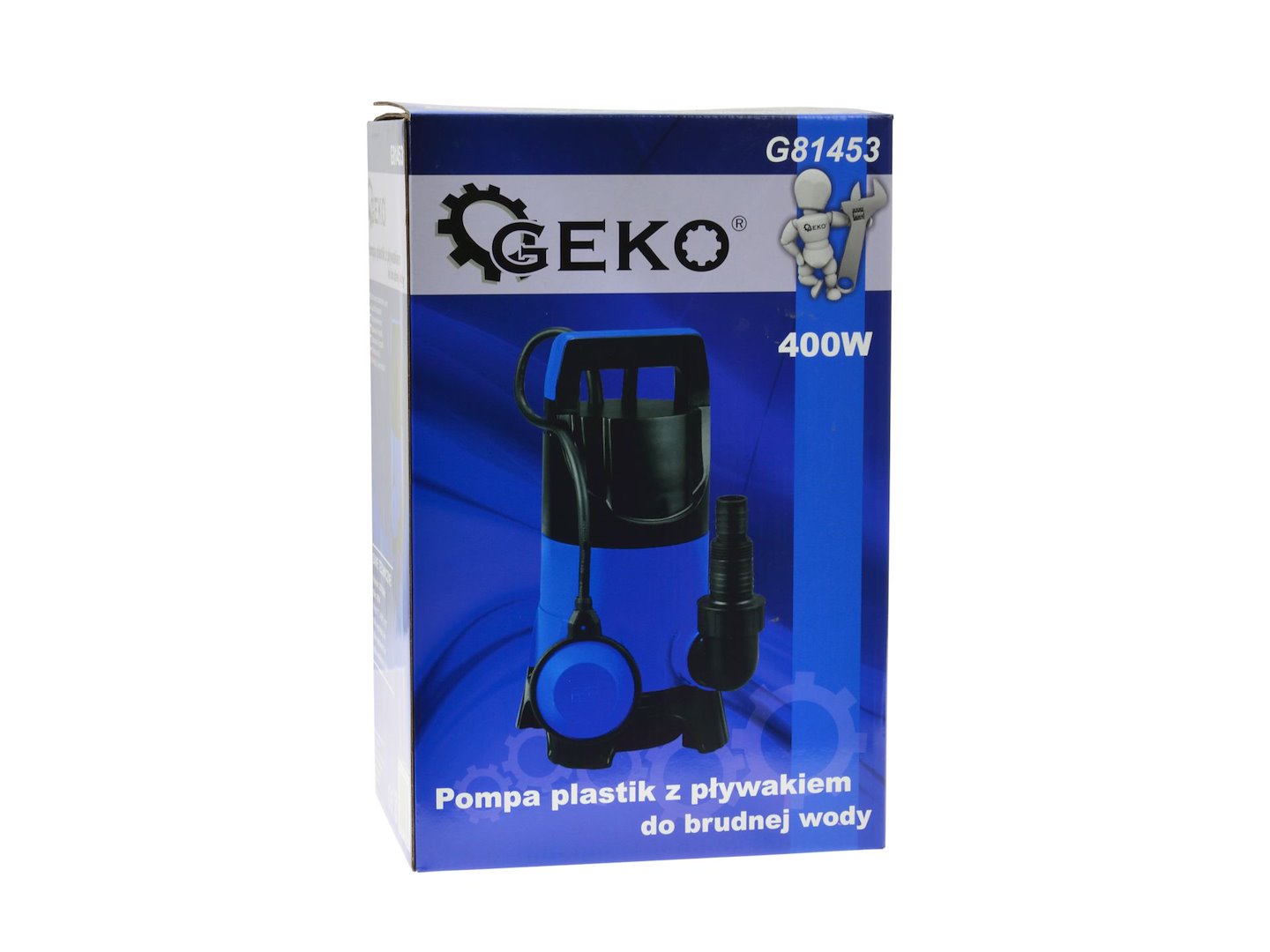 Plastic submersible dirty water pump with float switch 400W Type 2