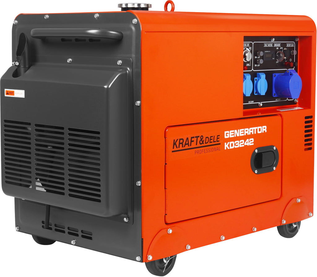 230V 7kW 10HP Diesel Generator + ATS KD3242